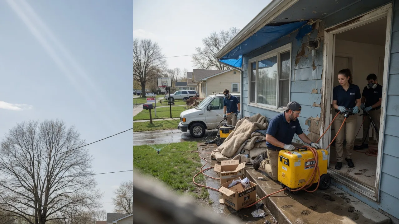 Basement Flood Cleanup in Prairie City, IL near me